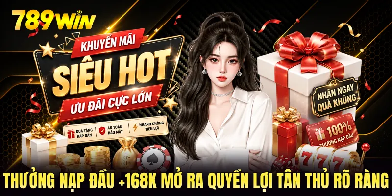 Thưởng nạp đầu +168K mở ra quyền lợi tân thủ rõ ràng Thưởng nạp đầu +168K mở ra quyền lợi tân thủ rõ ràng